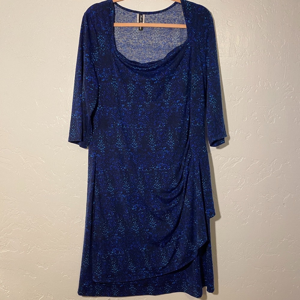 NWT- Marcelle Margaux cowl neck dress, size 2X.
